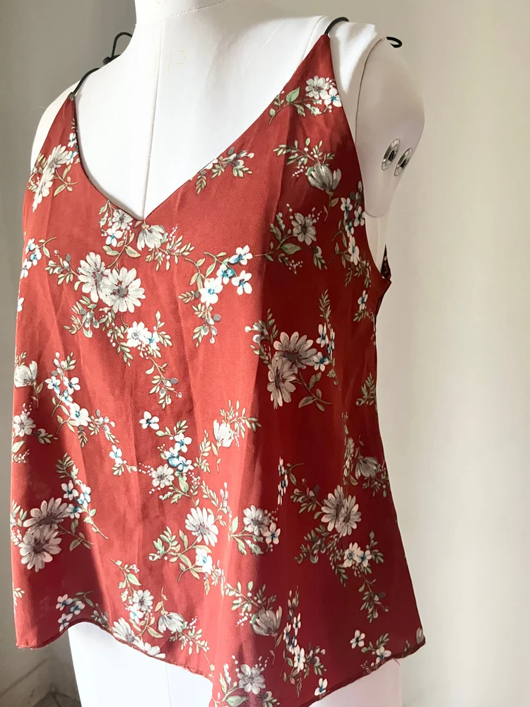 Floral rust top 