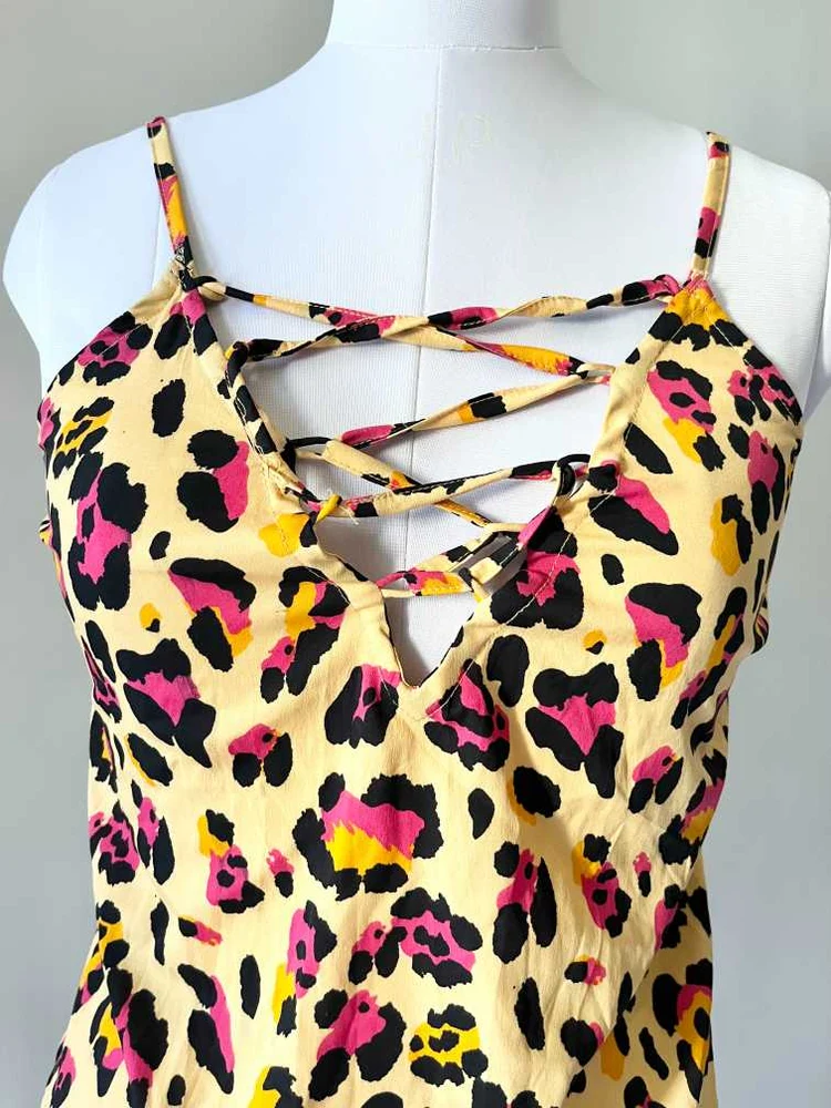 Animal print top