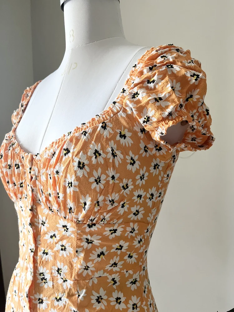 Floral milkmaid dress