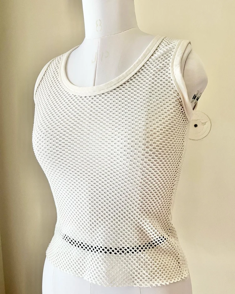 White mesh top 