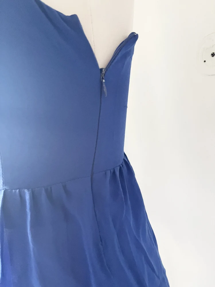 Electric blue top