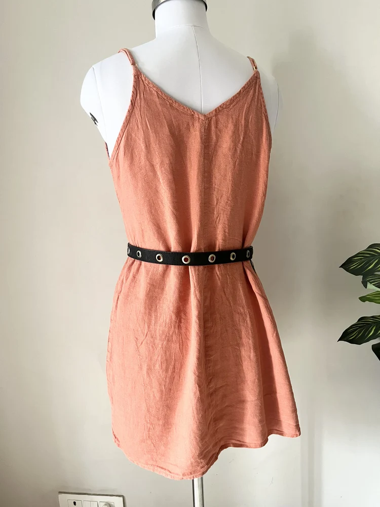 Burnt orange dress