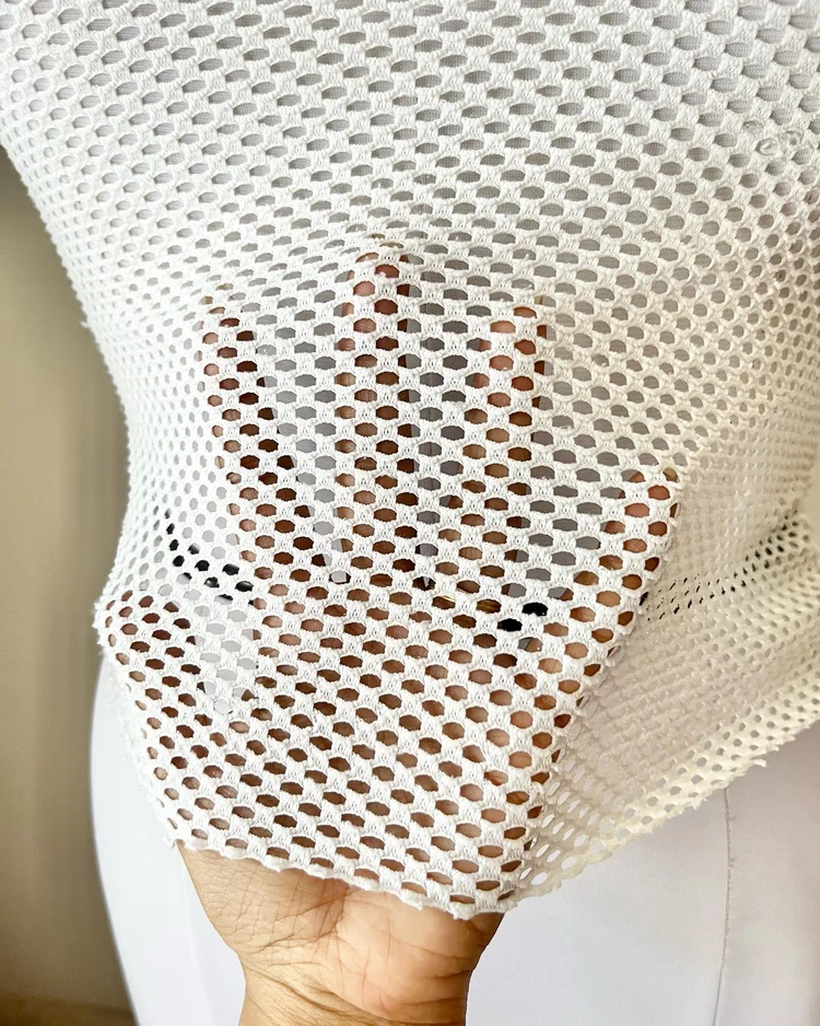 White mesh top 