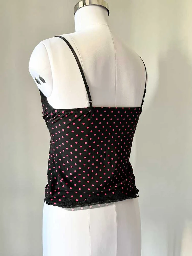 Polka dot cami top