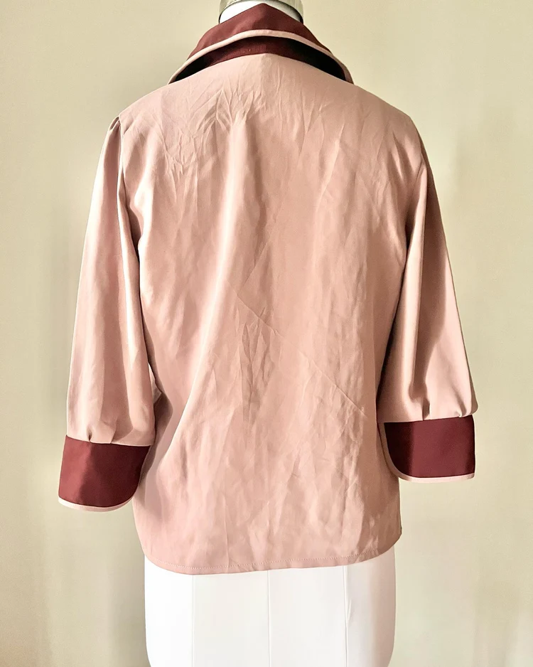 Peach contrast shirt 