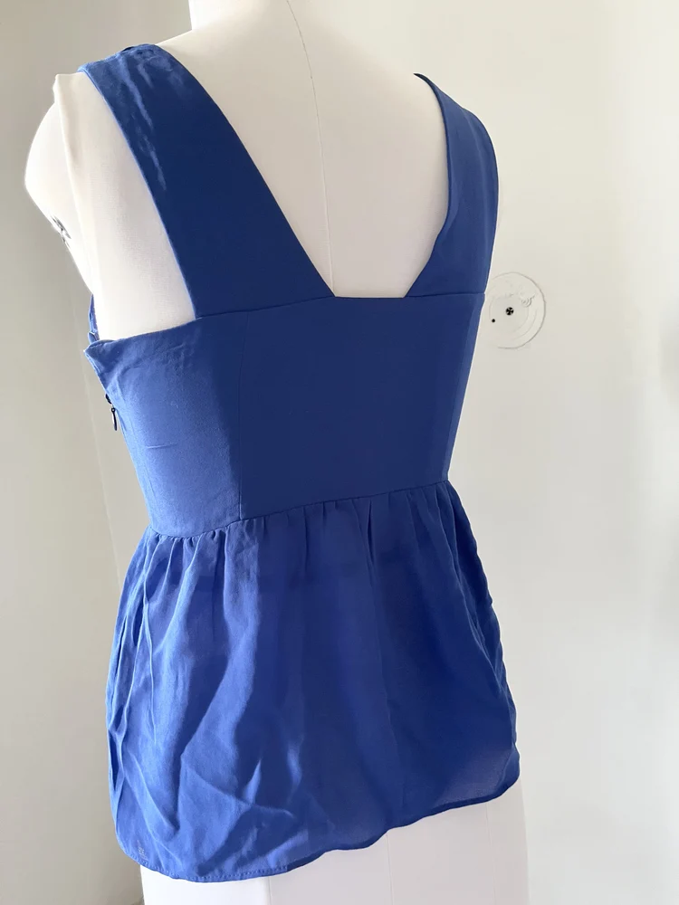 Electric blue top