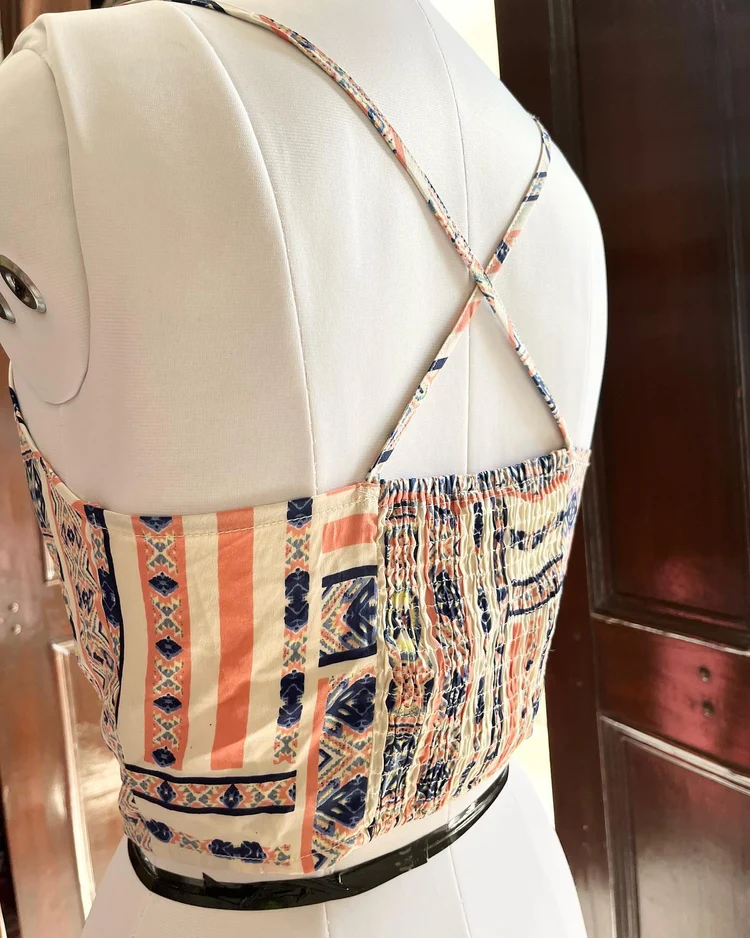 Boho printed top 