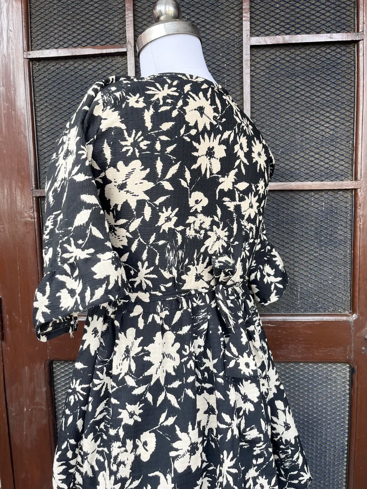 Black flare kurti 