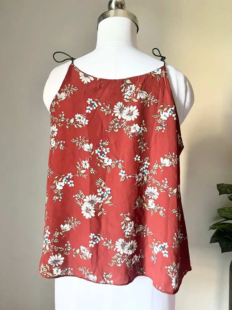 Floral rust top 