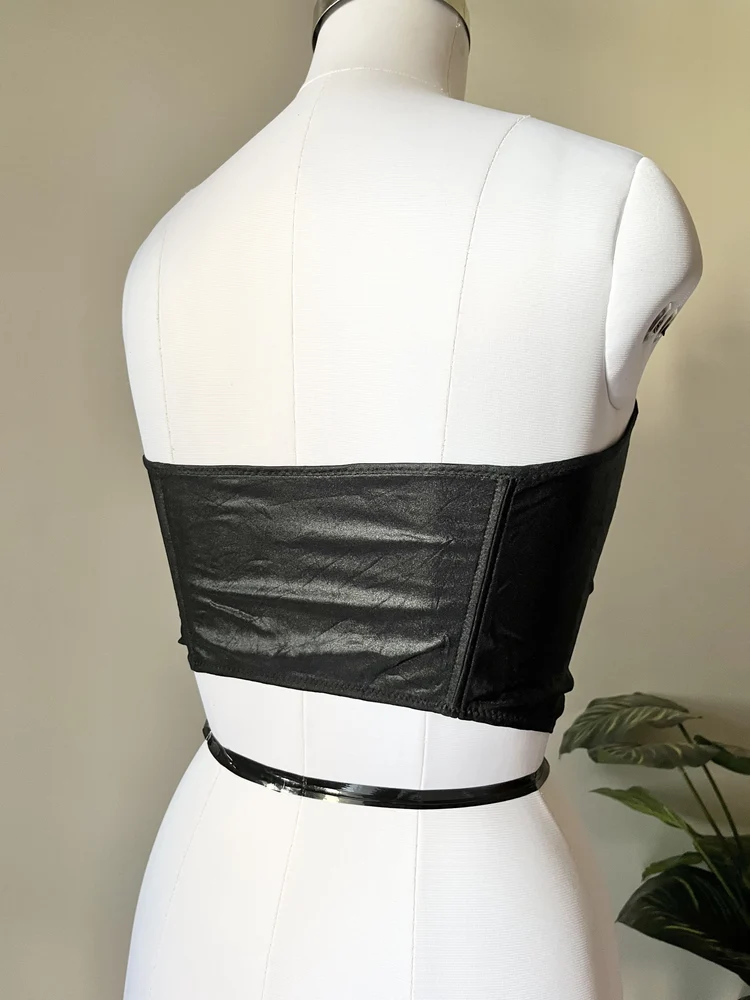 Black corset top