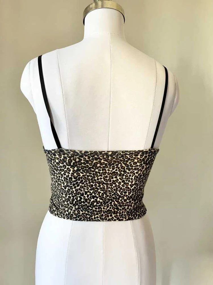 Animal Print padded top