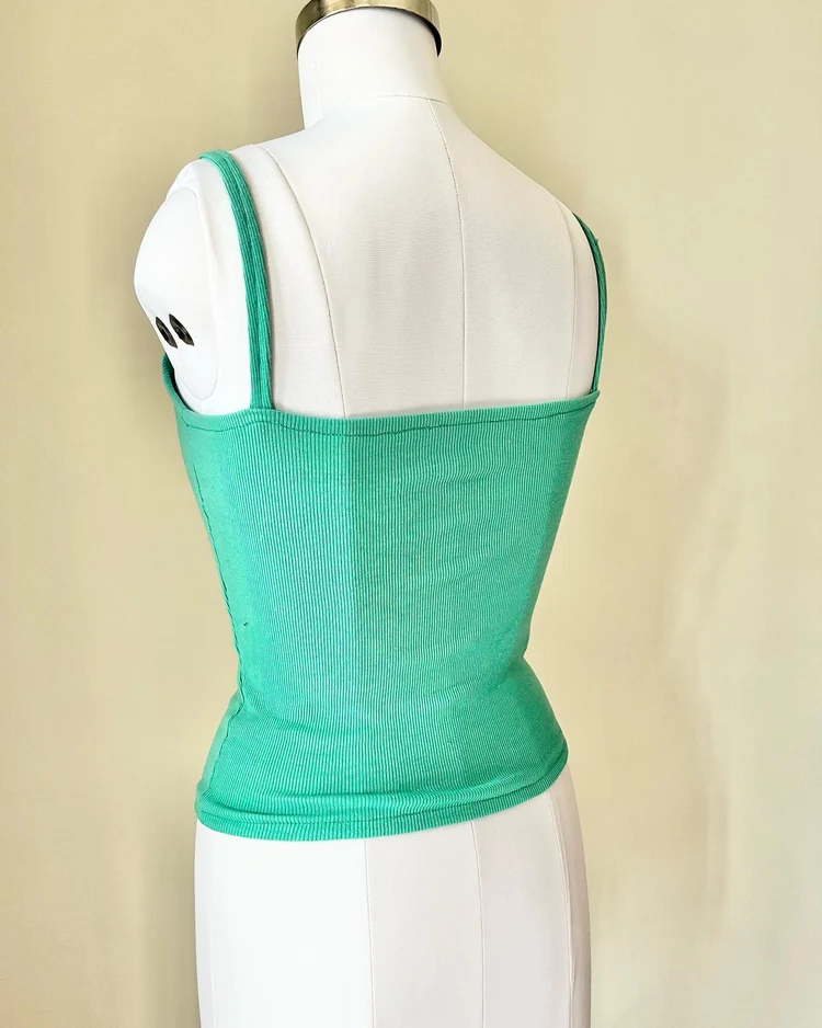Green tank top 
