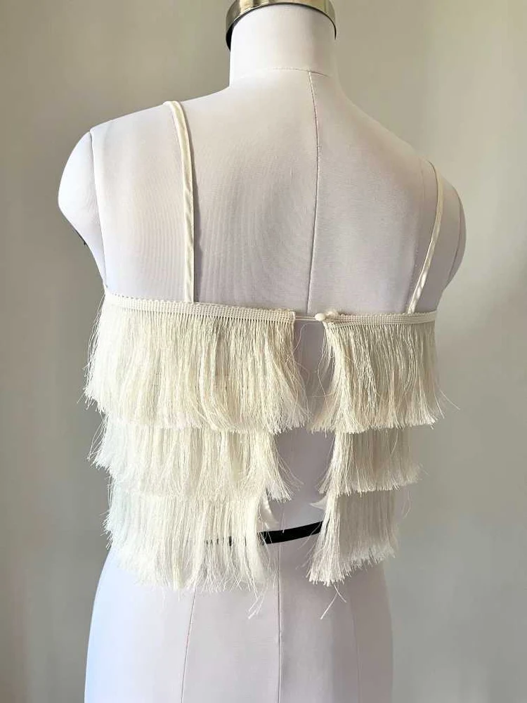 White frill top