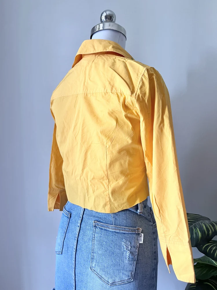 Orange crop shirt 