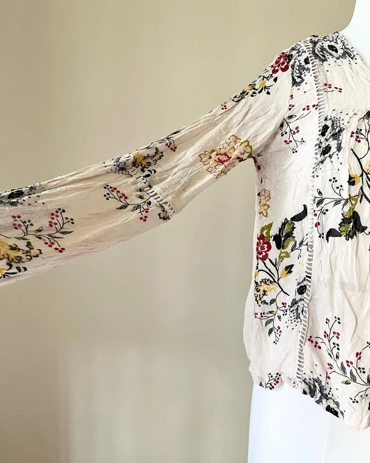 Boho printed top 