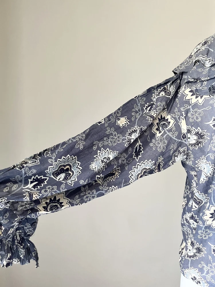 y2K Vintage print top