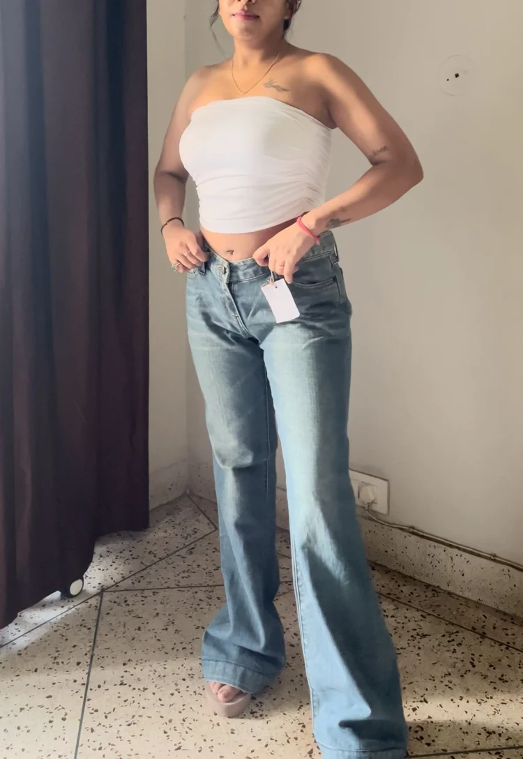 Vintage y2k bell bottom denim 