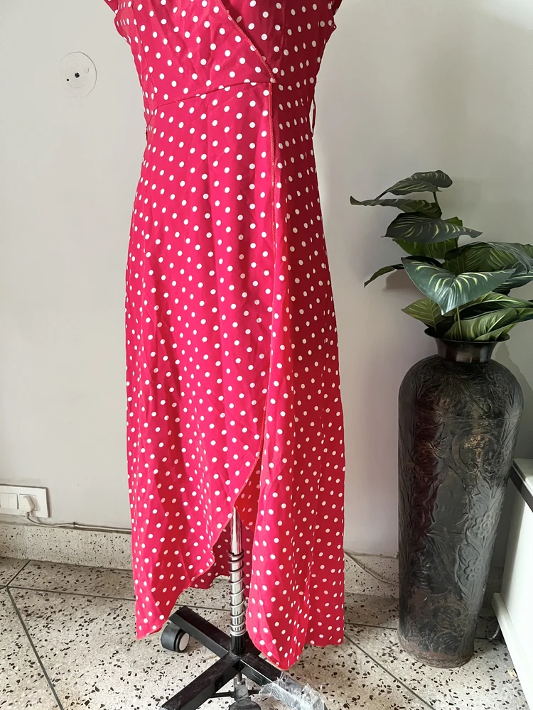 Polka dot maxi dress 