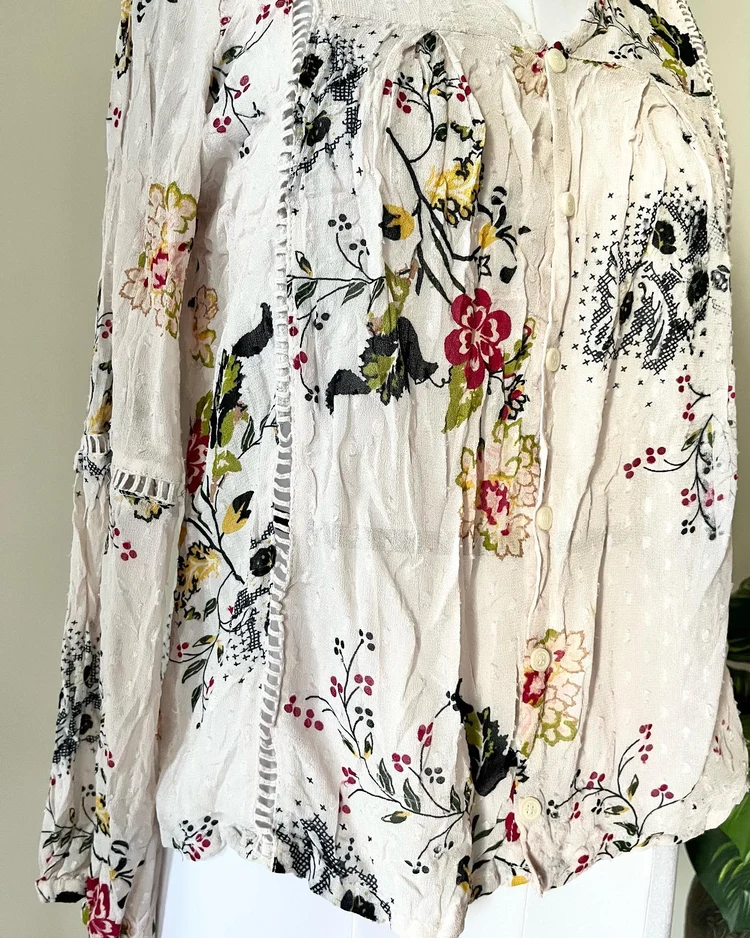 Boho printed top 