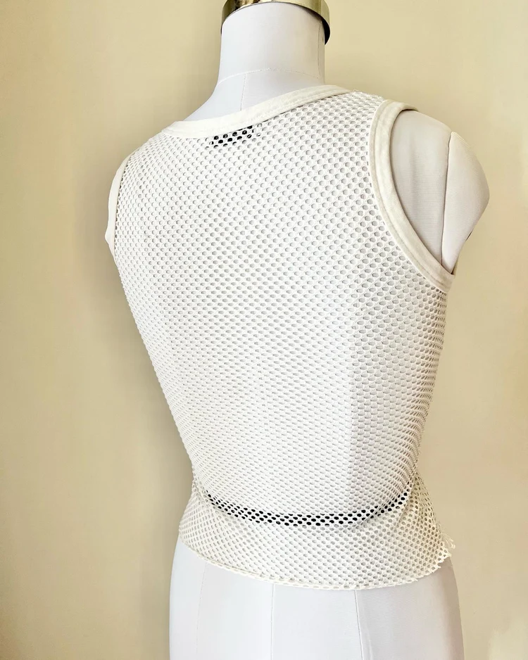 White mesh top 