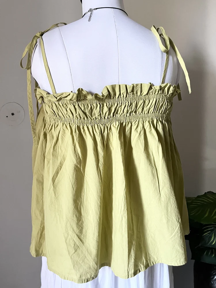Mint tie-up top 