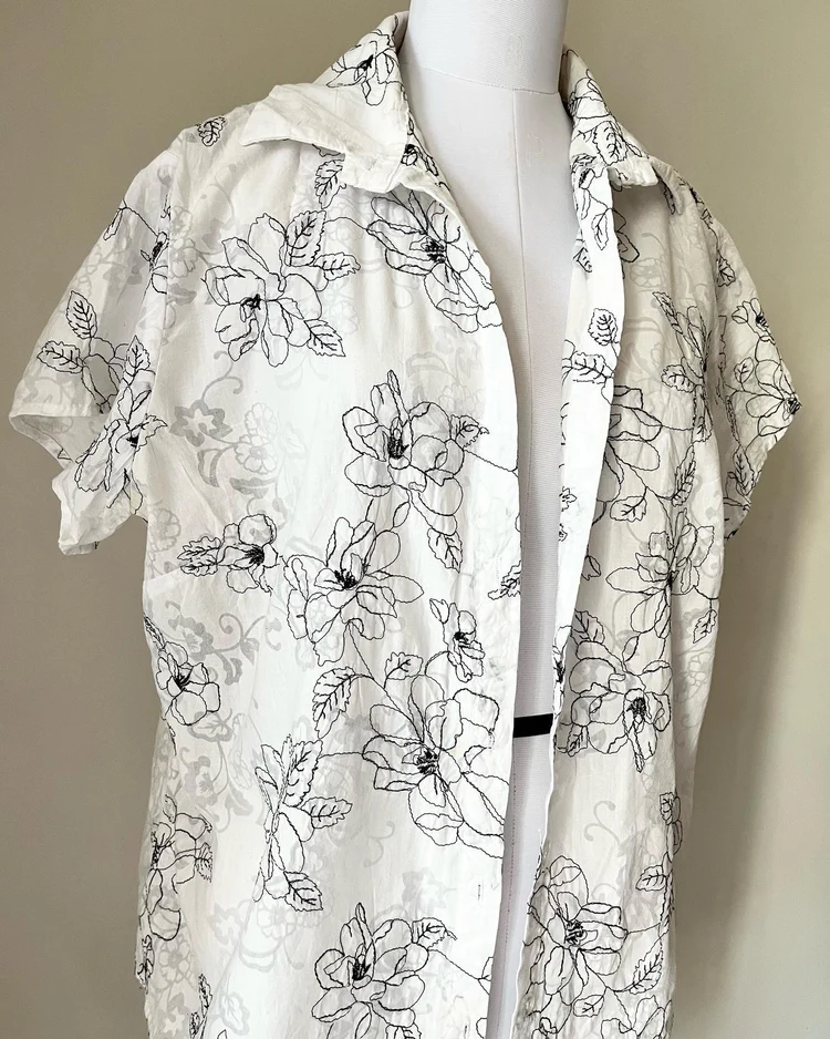 White Embroidery shirt 