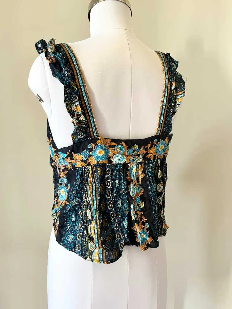 Paisley crop top