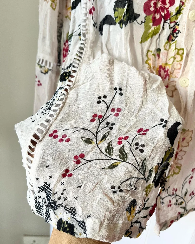 Boho printed top 