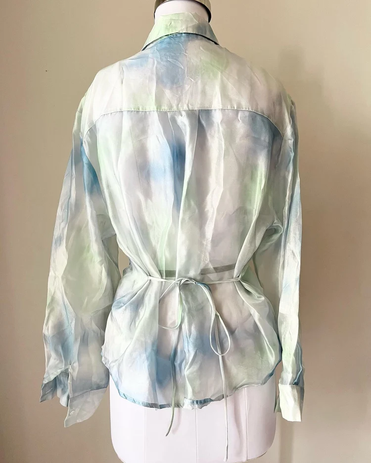 Tie-dye Organza shirt 